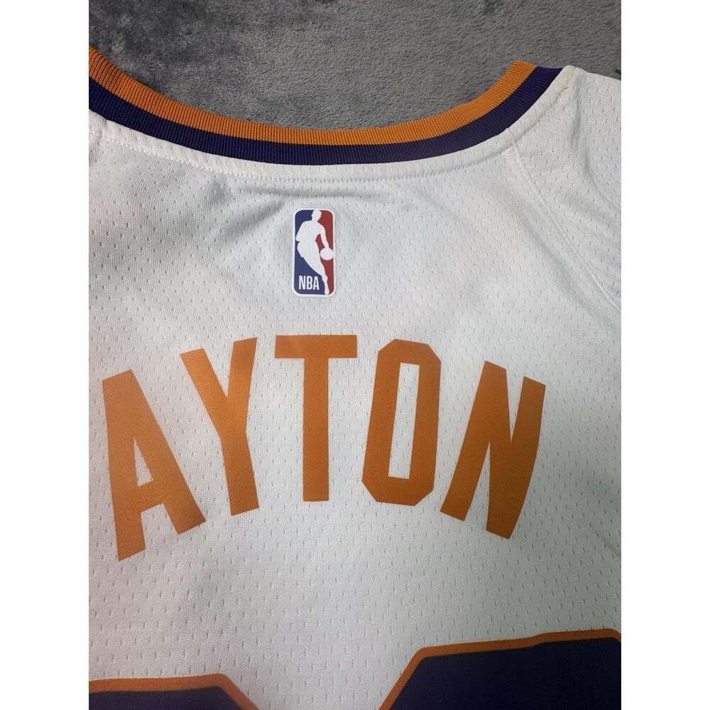 Signed Nike NBA Phoenix Suns Jersey DriFit White Size 48/Large Deandre Ayton NWT - Picture 13 of 13